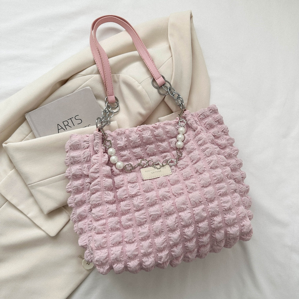 Bubble Textured Tote Bag