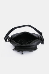 PU Leather Adjustable Strap Shoulder Bag