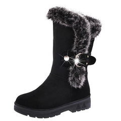 Casual Warm Winter Snow Boots Women - CADEAUME