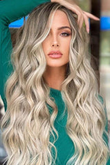 Full Machine Made Long Wave Wigs 26'' - CADEAUME